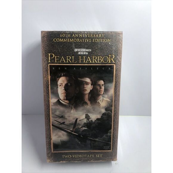 Pearl Harbor VHS 2001 Brand New Sealed 2 Tape Set 60th Anniversary Edition - Picture 1 of 6